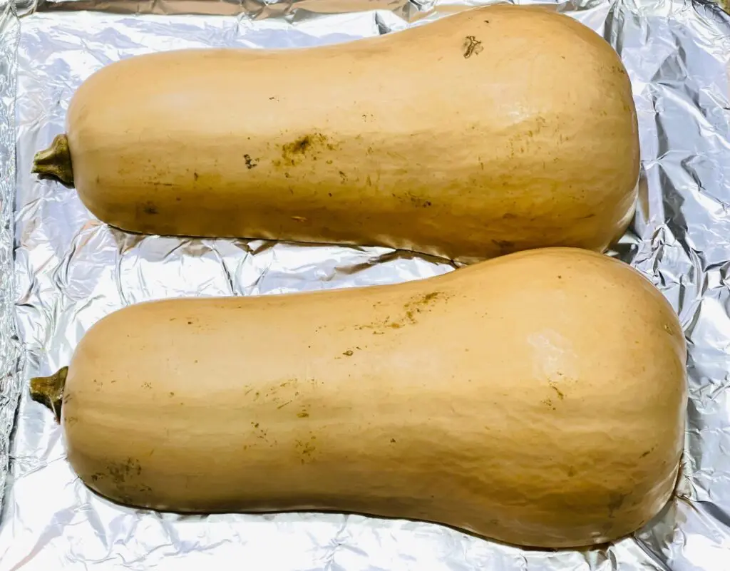 Butternut Squash cut lengthwise - Domestic Gourmet