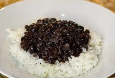 Traditional Authentic Cuban Frijoles negros (black beans)