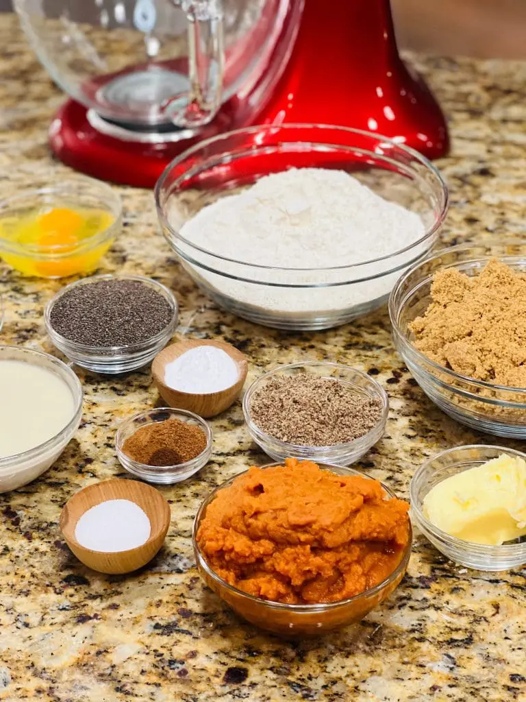 Mise en Place: Pumpkin Bread - For an even richer, warmer flavor and a beautiful golden hue, substitute half the butter with Domestic Gourmet Organic Annatto Oil.