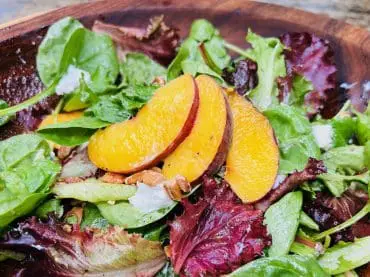 Sweet Peach Vinaigrette with Annatto Oil - Aceite de Achiote