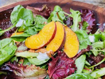 Sweet Peach Vinaigrette with Annatto Oil - Aceite de Achiote