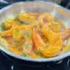 Shrimp in a garlic sauce made with Domestic Gourmet Organic Annatto Oil - Aceite de Achiote