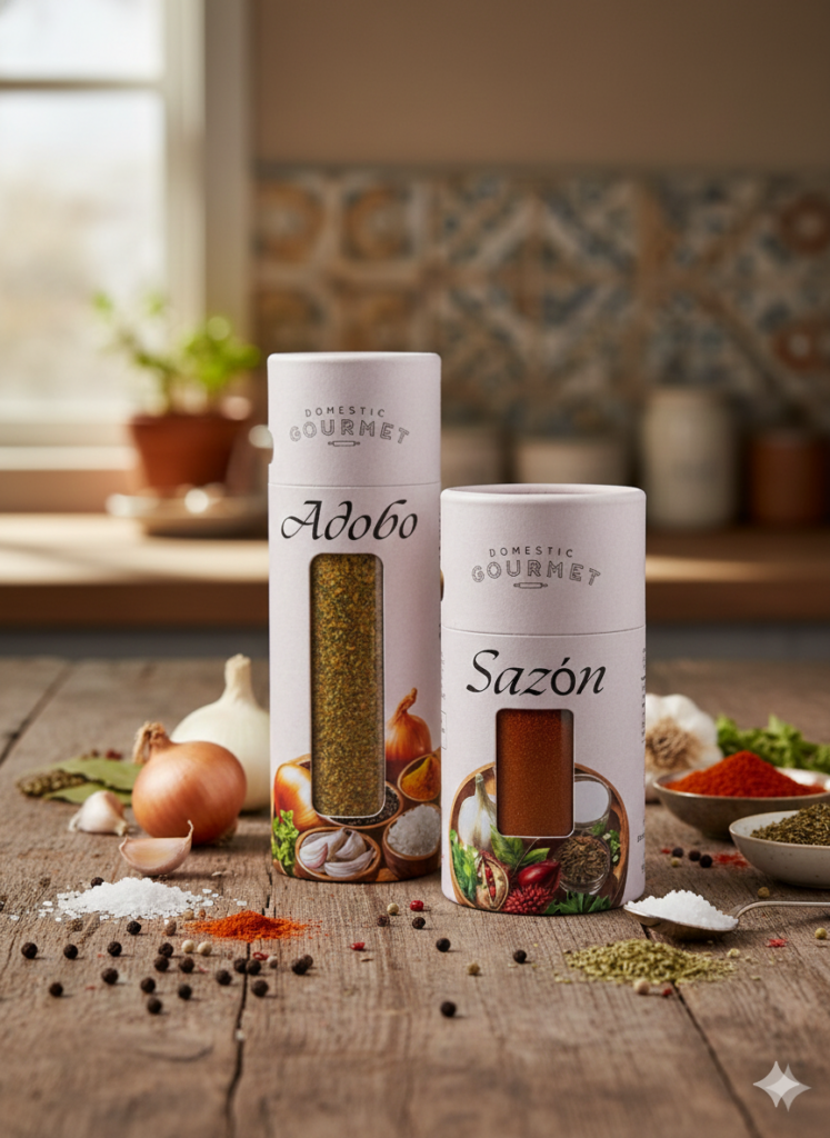 Domestic Gourmet Organic Adobo and Organic Sazon Duo - Domestic Gourmet Domestic Gourmet Organic Adobo and Organic Sazon Duo