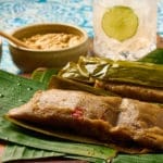 Chef Ciji Castro's Puerto Rican Pasteles. Photo by Ibis Images