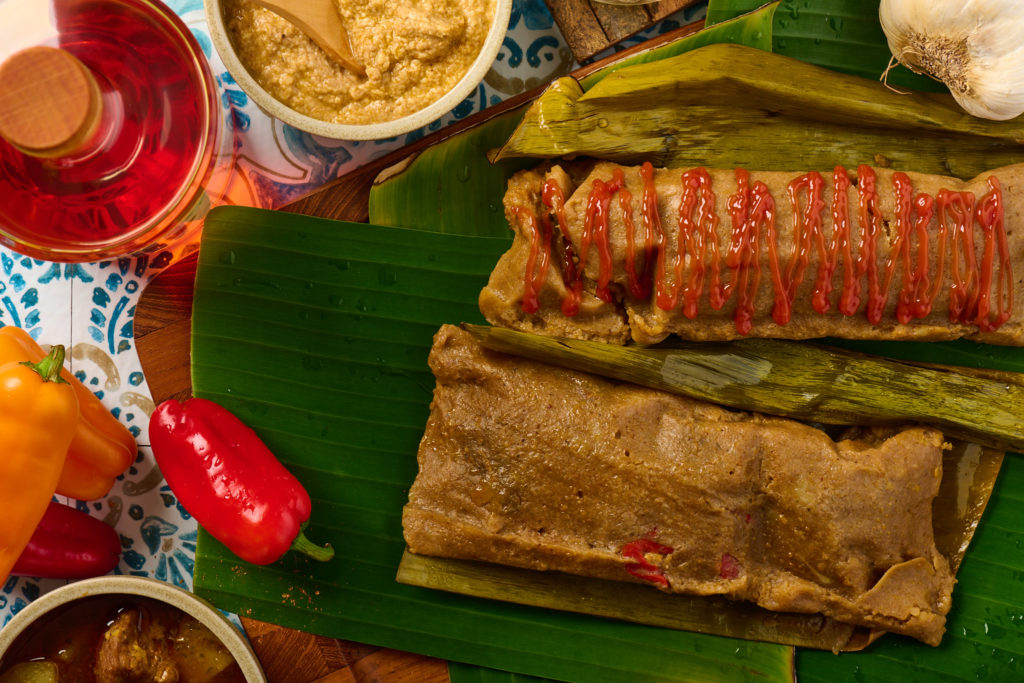 Puerto Rican Pasteles - Domestic Gourmet Chef Ciji Castro's Puerto Rican Pasteles. Photo by Ibis Images