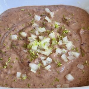 Mojo Black Bean Hummus, Cuban-inspired, made with Domestic Gourmet Organic Annatto Oil, Domestic Gourmet Organic Adobo