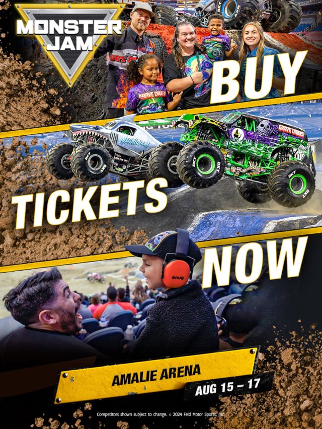 Who’s going to @monsterjam ? Tag me in the comments below and let me know! My whole family is so excited to go! 

Experience Monster Jam® live and become a fan for life with an ultimate day of family fun at the Amalie Arena on August 15-17, 2025!

Get ready to cheer, scream, and be amazed as massive Monster Jam trucks and world champion drivers take over Tampa for a weekend packed with high-flying action and jaw-dropping stunts.

@feldentertainment 
#domesticgourmet #monsterjam #feldentertainment #monsterjamtampa #ameliearena #familyfun